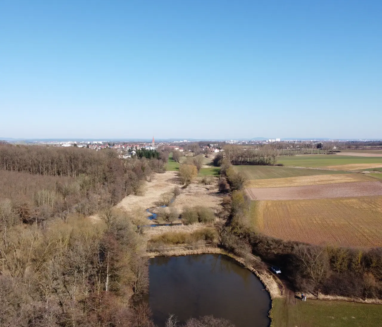 Landschaftsschutzgebiet Landschaftsschutzgebiet mit renaturiertem Fluss
