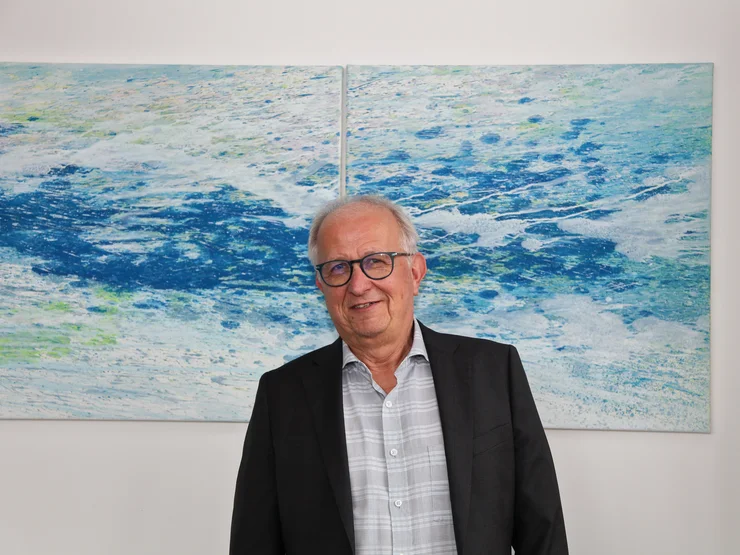 Porträt von Herbert Belian, zweite Werkleitung. 