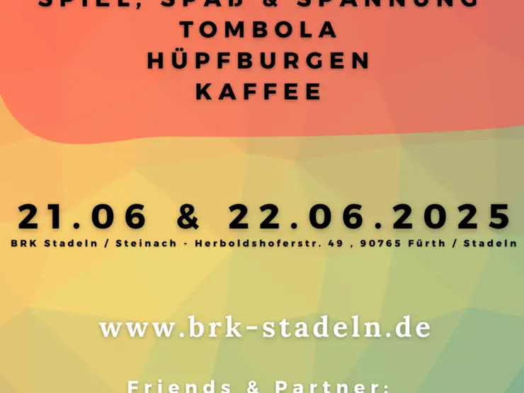 Einladung Sommerfest BRK STADELN