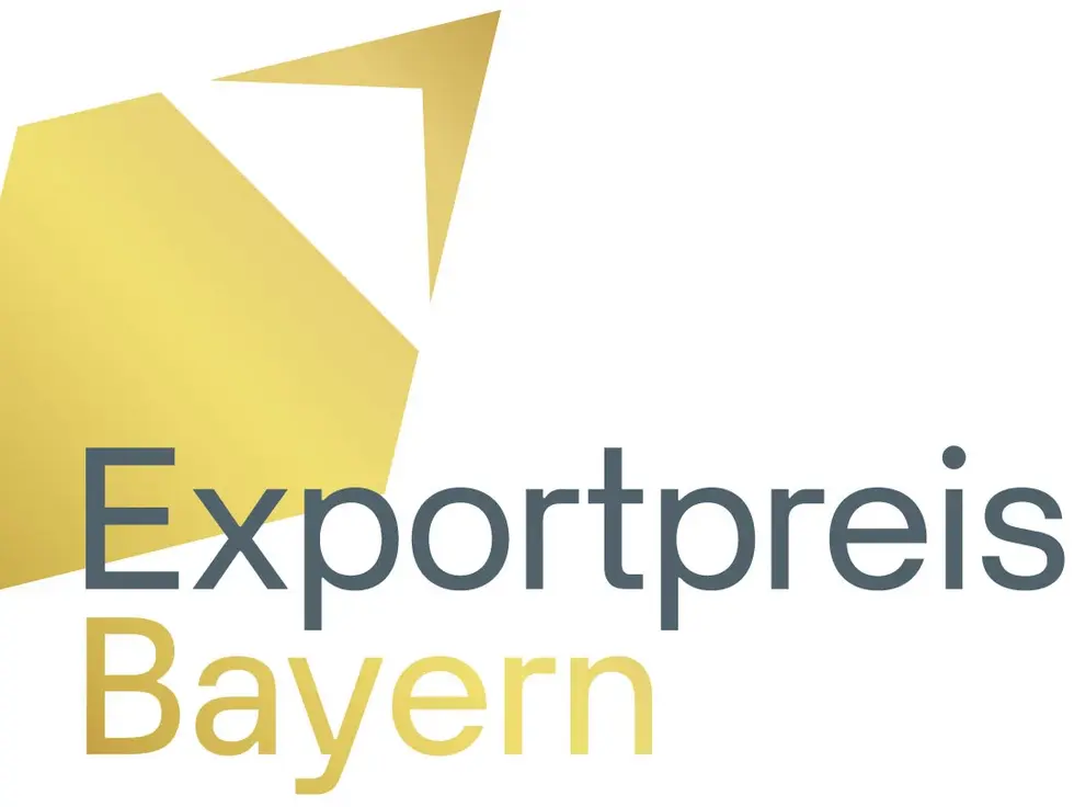Logo mit Text Exportpreis Bayern