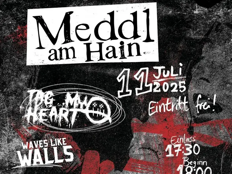 Flyer Meddl am Hain