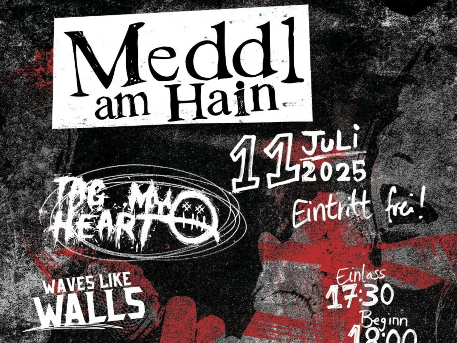 Flyer Meddl am Hain