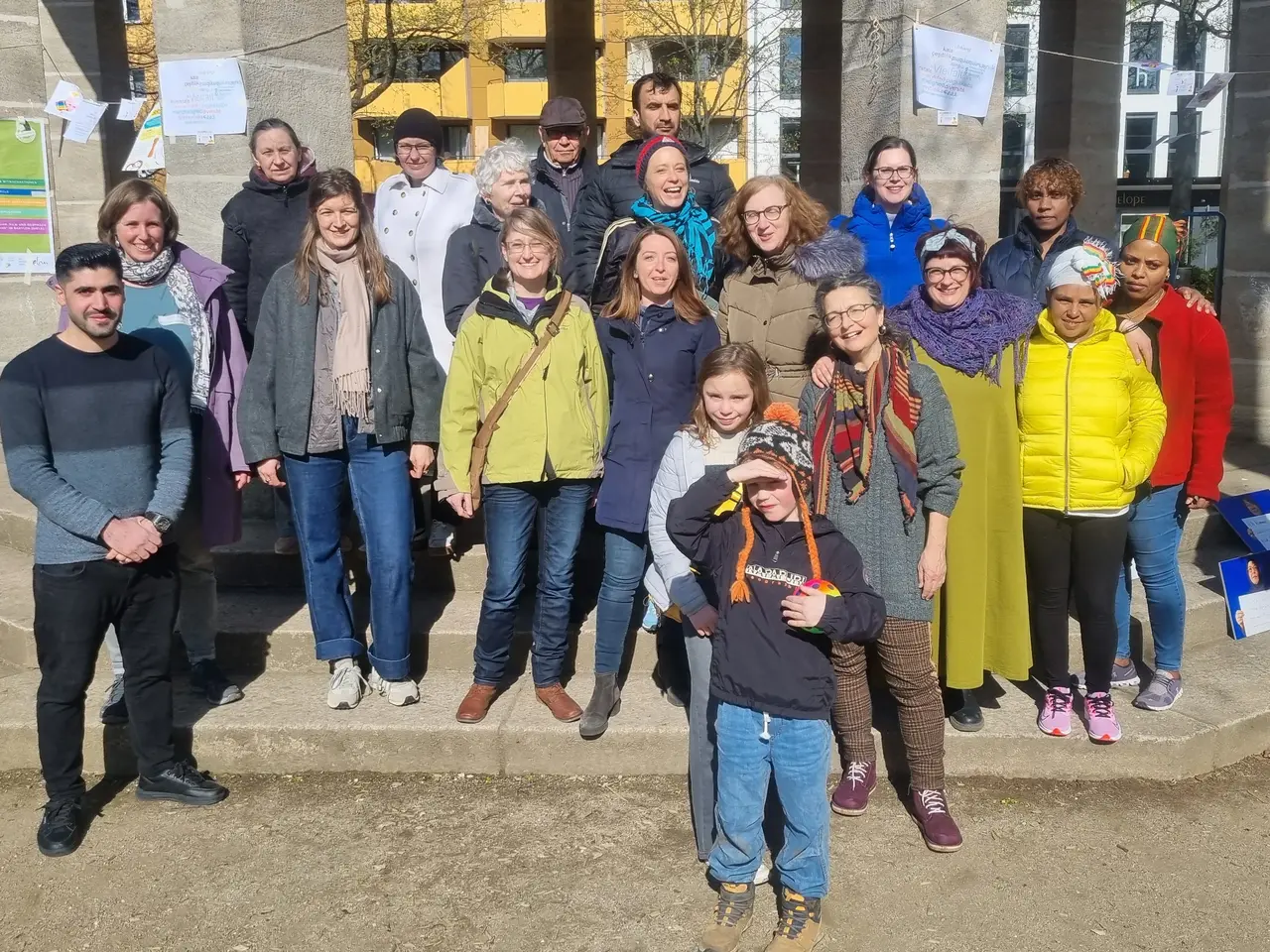 Gruppenfoto der Teilnehmenden am Tag der Vielfalt