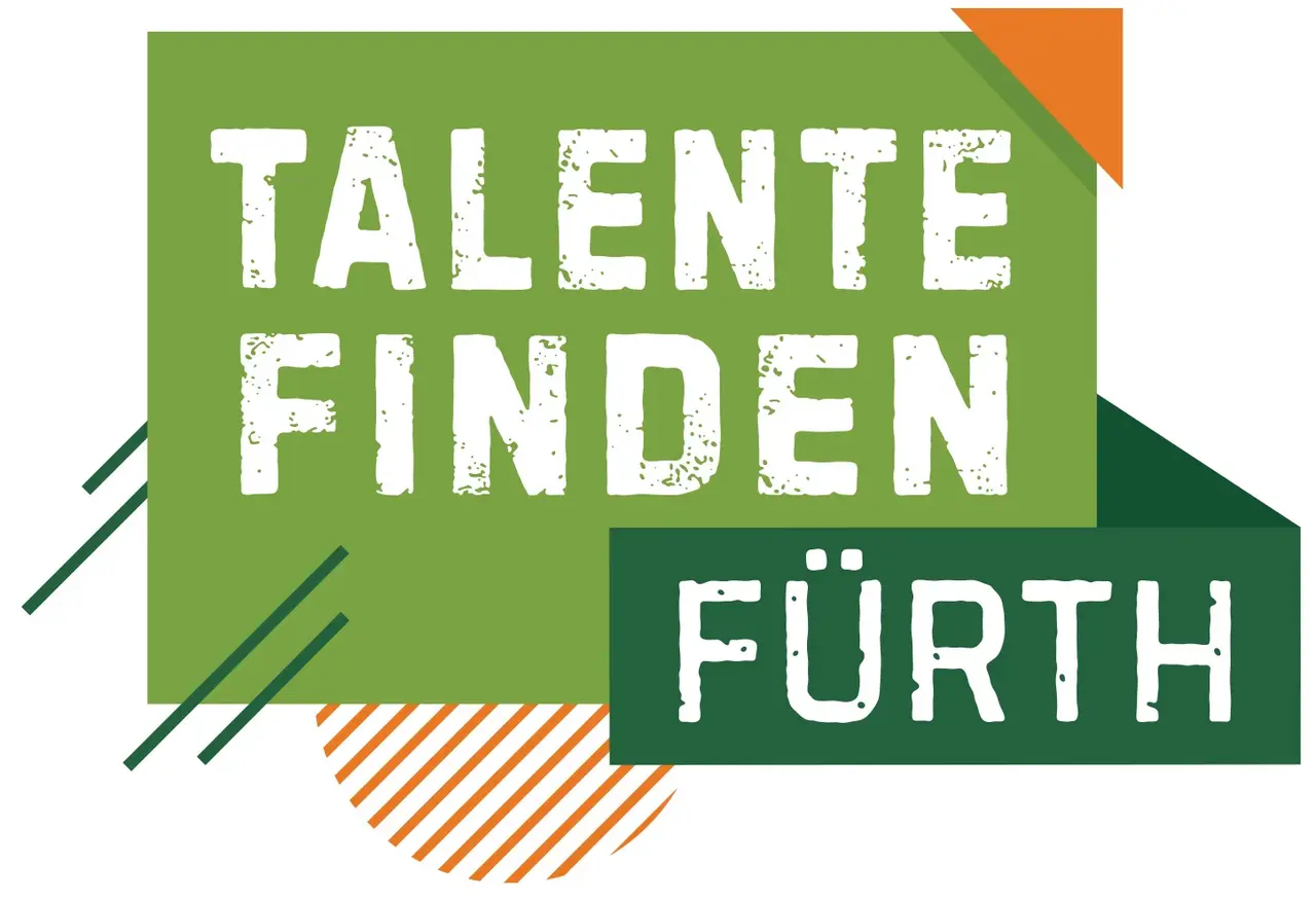 Logo mit Schriftzug Talente finden Fürth