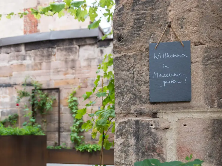 Der Alfred Heilbronn Museumsgarten im Jüdischen Museum Franken