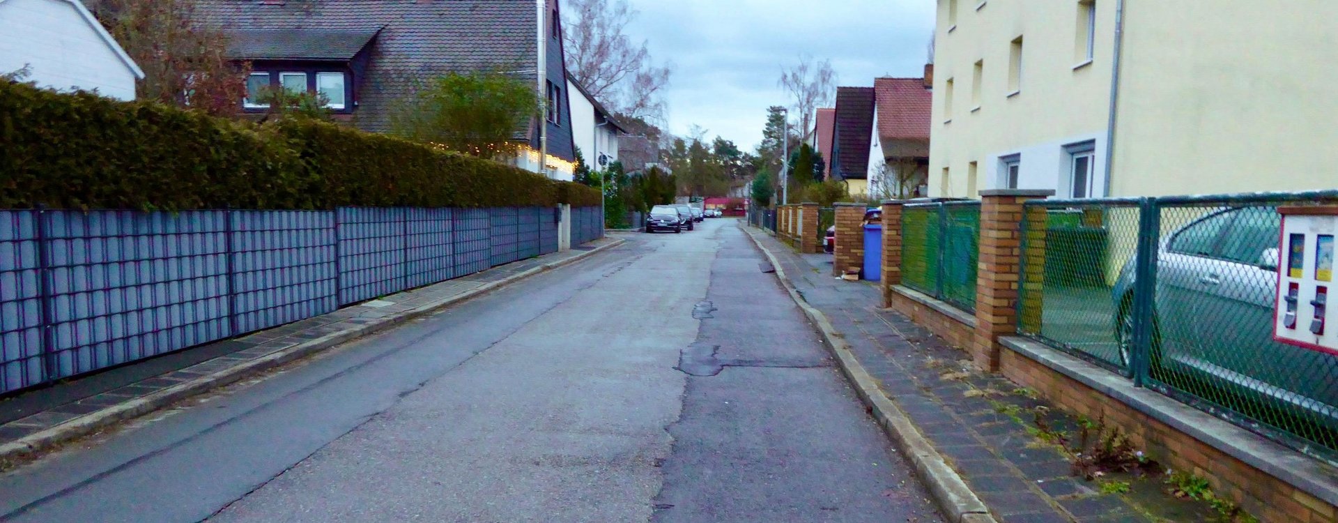 Westliche Waldringstraße Blick in die Westliche Waldringstraße vor der Sanierung