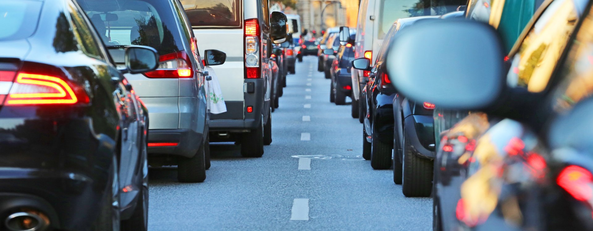 Stau Stau auf einer Straße