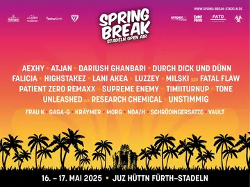 Festivalplakat Spring Break Stadeln Open Air 2025