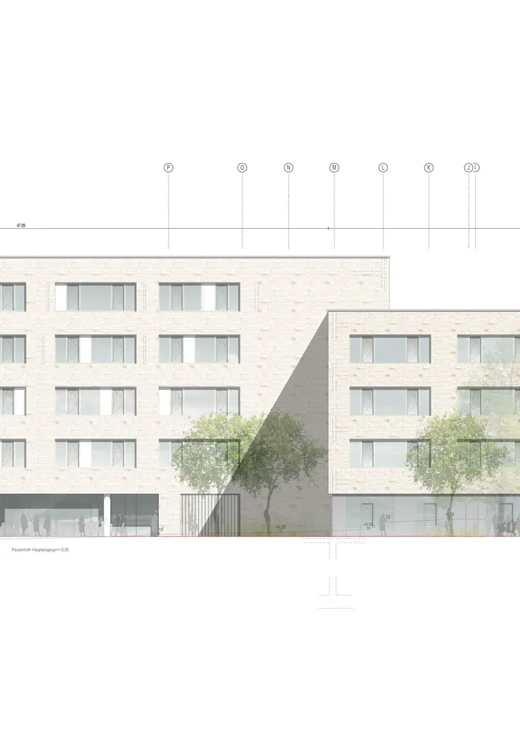 Planansicht West Helene-Lange-Gymnasium