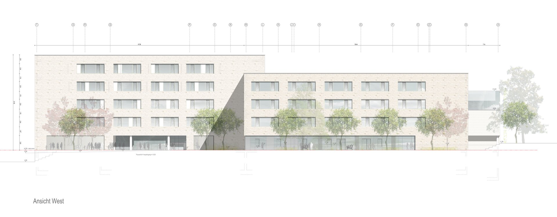 Planansicht West Helene-Lange-Gymnasium