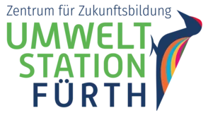Logo mit der Aufschrift "Zentrum für Zukunftsbildung. Umweltstation Fürth"